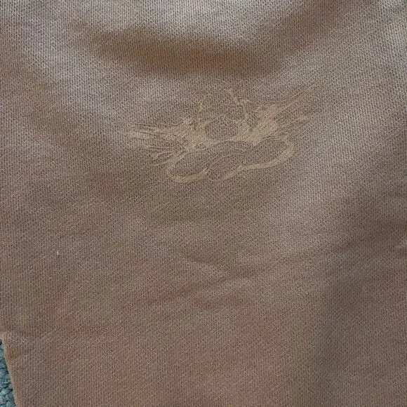 Boys Lie Tan Track Pants with Graphic Patch - Picture 5 of 6